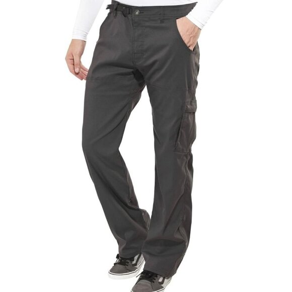 NWT Prana Men's Stretch Zion Pant 36" Inseam in Charcoal Size 31